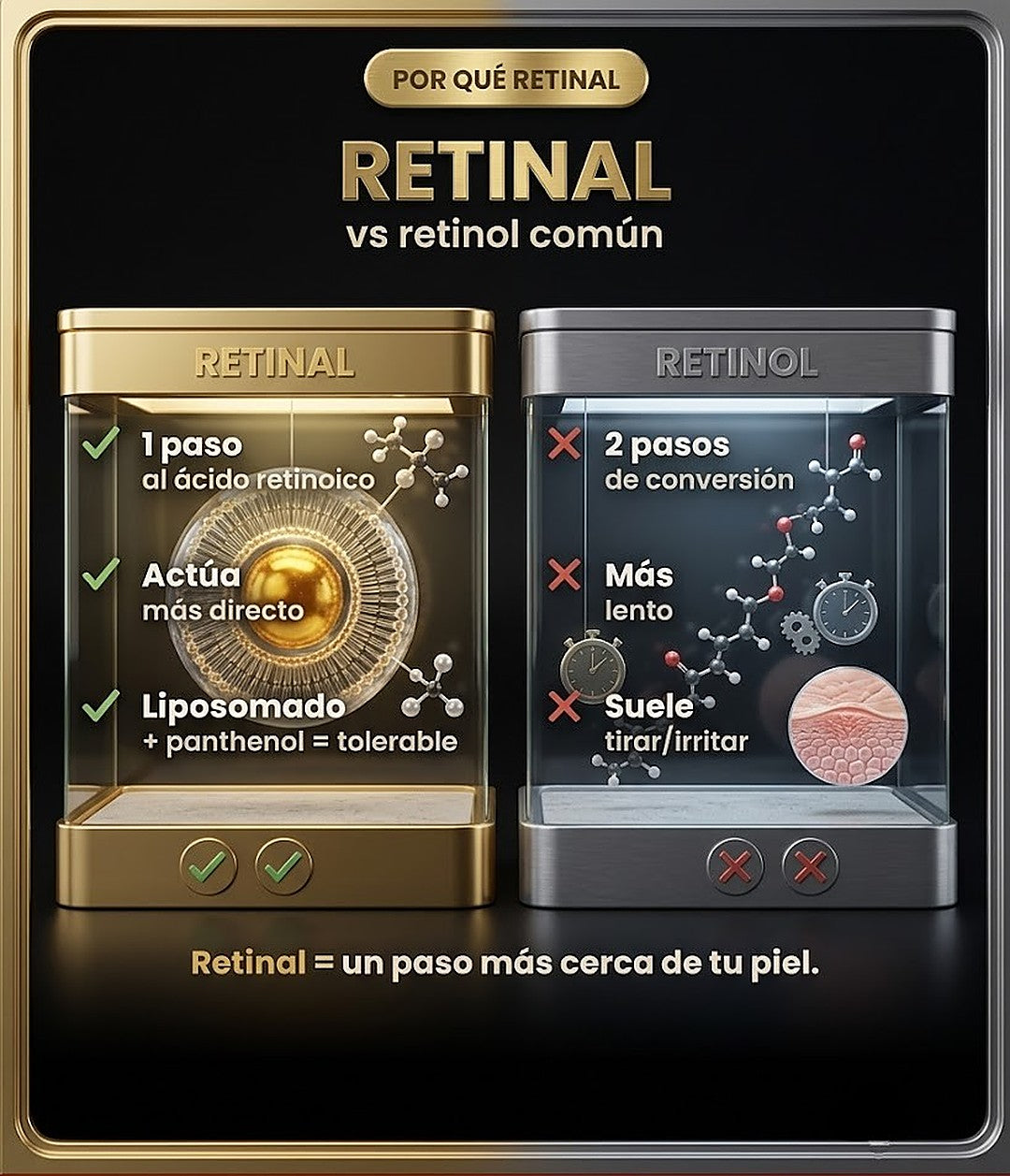 Retinal vs retinol