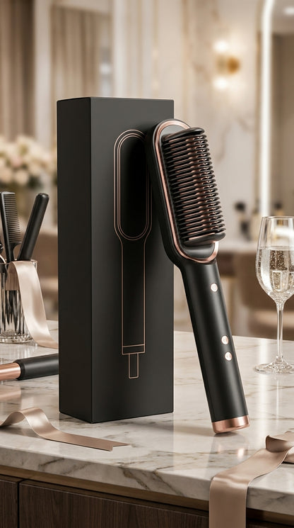 Cepillo Alisador de Iones 3en1 — Cabello Liso Profesional en Casa