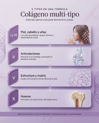5 tipos de colageno