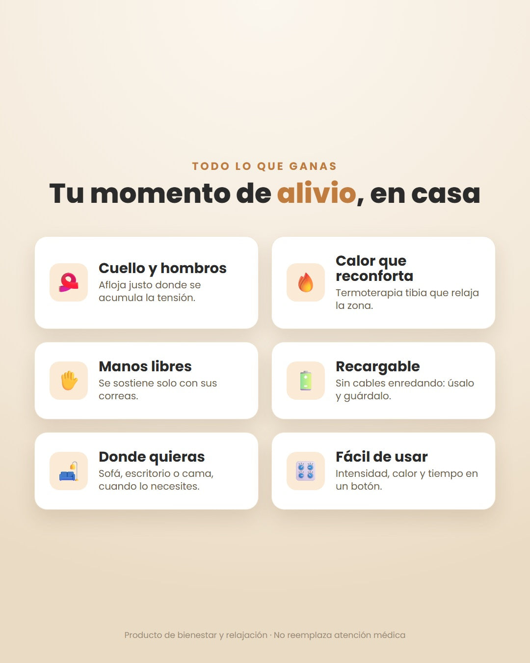 Beneficios del masajeador Shiatsu