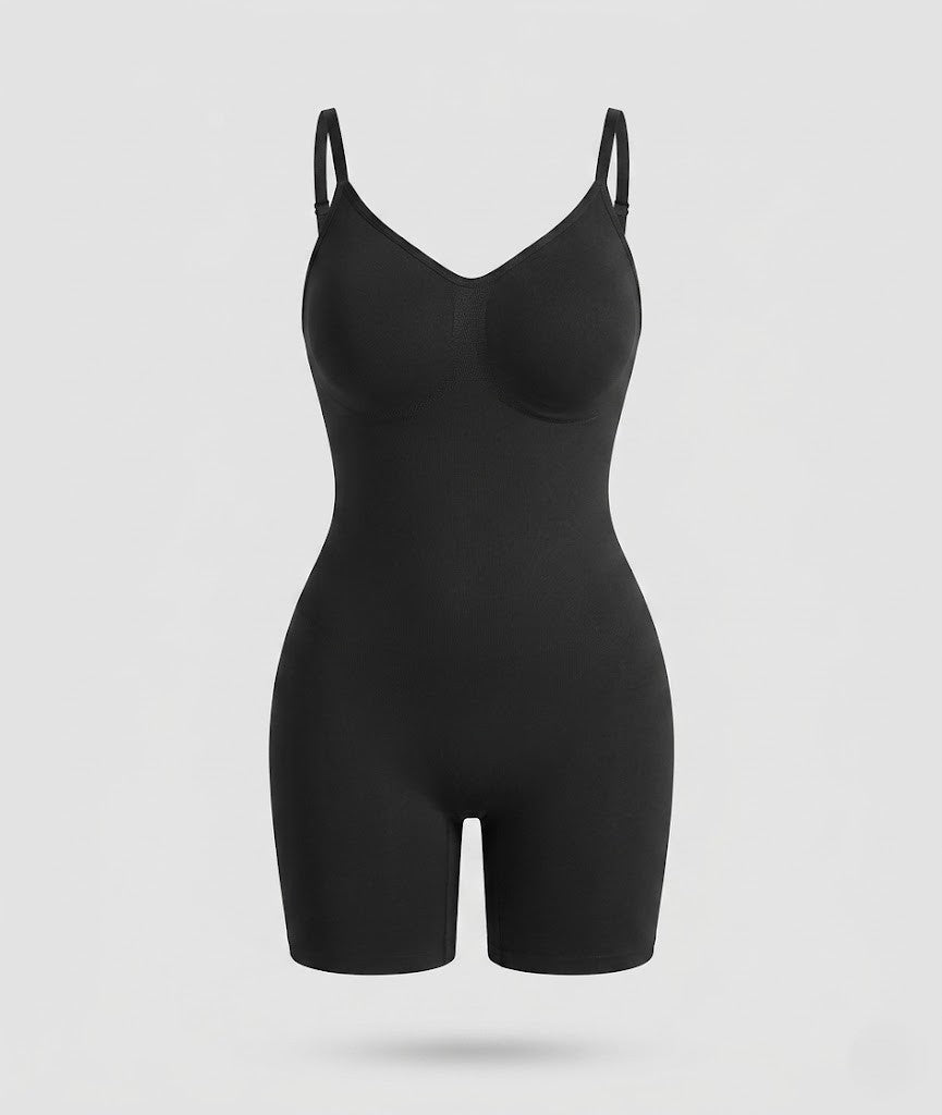 Faja Body Entero Fullbody negra vista frontal