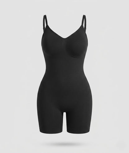 Faja Body Entero Fullbody negra vista frontal