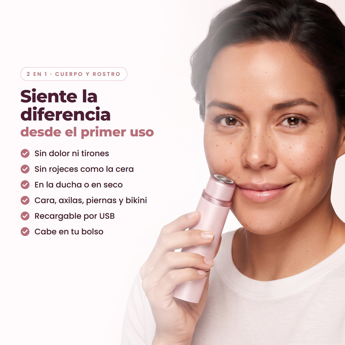 Siente la diferencia desde el primer uso