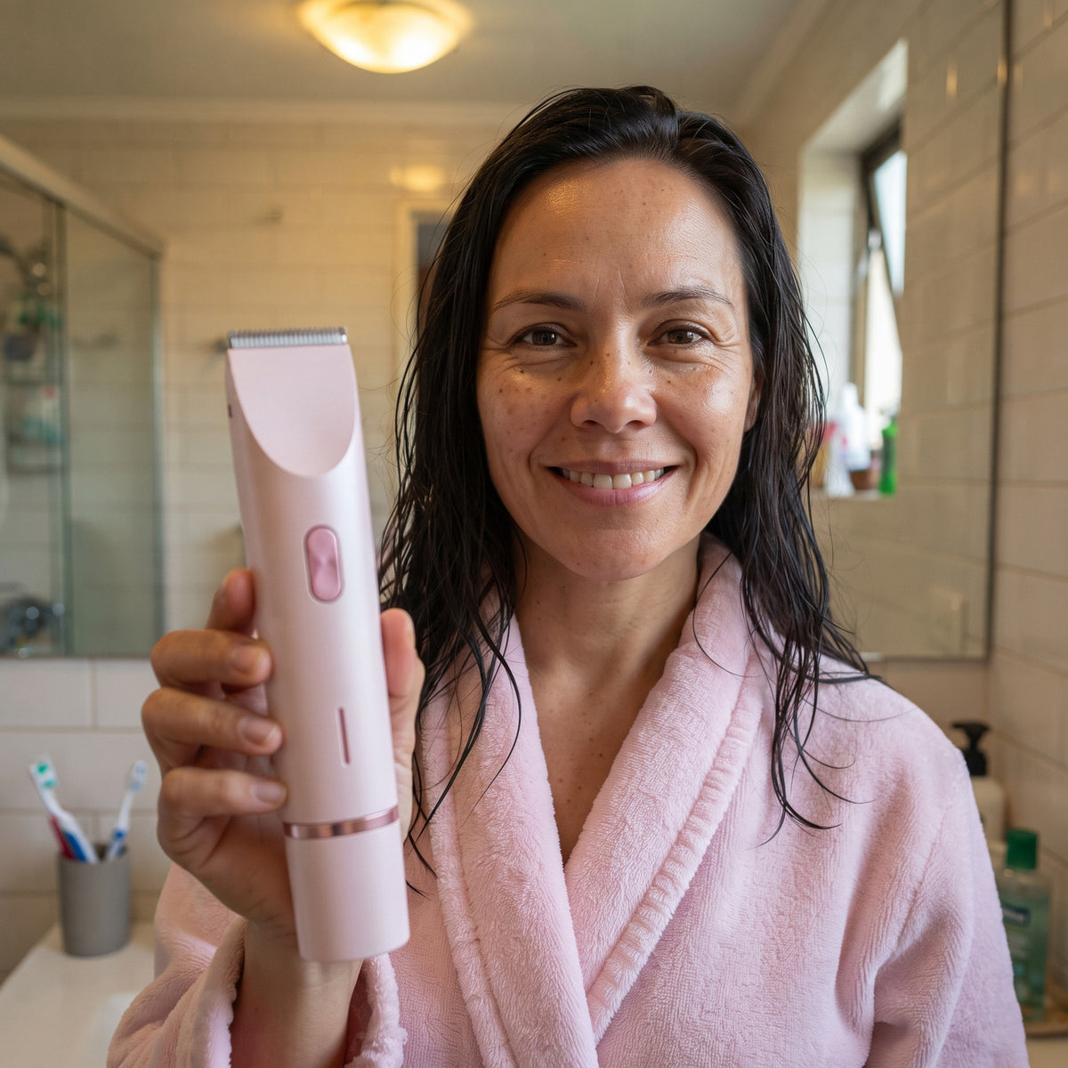 Lista para el verano, en tu baño