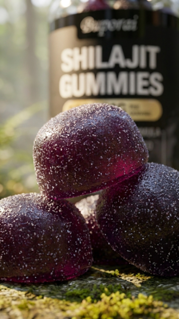Shilajit Gomitas JAM - detalle de las gomitas