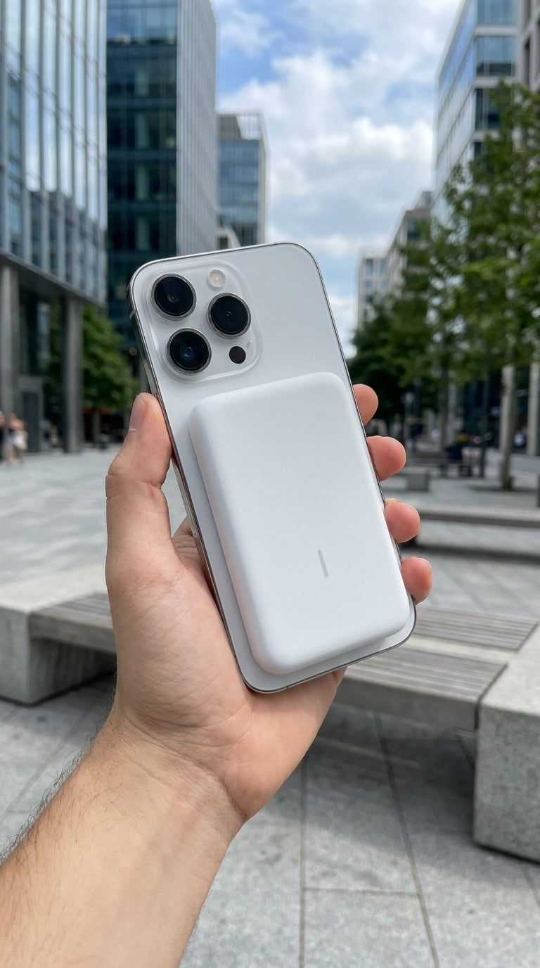 Batería Portátil Magnética 10.000mAh — Carga MagSafe iPhone 12 al 17 🔋