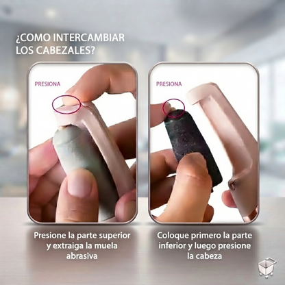 Removedor de Callos Eléctrico Recargable — Pies Suaves como Pedicura, en Casa