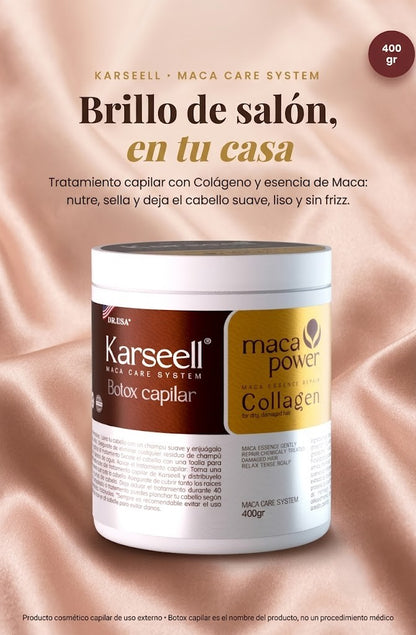 Karseell Botox Capilar brillo de salon en casa