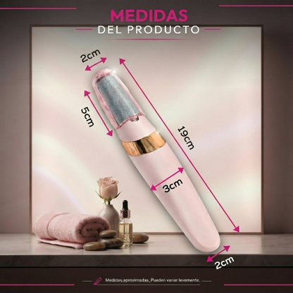 Removedor de Callos Eléctrico Recargable — Pies Suaves como Pedicura, en Casa