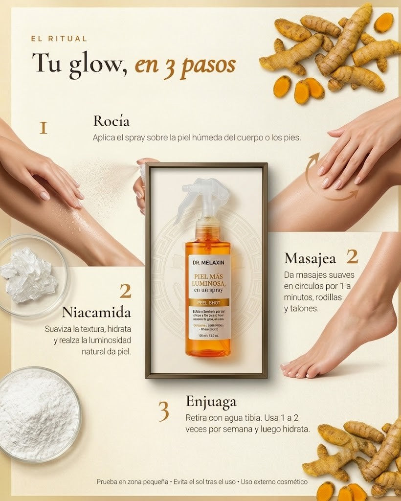 Cómo usar Dr. Melaxin Peel Shot en 3 pasos