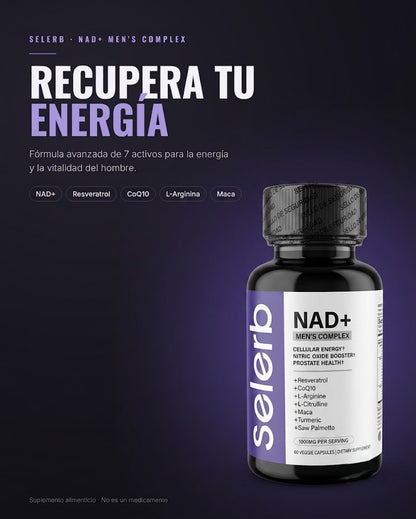 Recupera tu energia con NAD+ Men's Complex